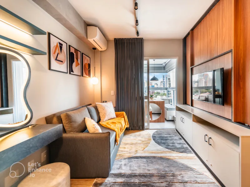 Sala do apartamento River One no Butantã, São Paulo